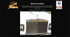 Desktop Screenshot of niwotauction.com